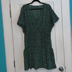 Knee length floral dress